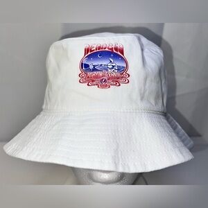 NWOT-Dead & Co Playing In The Sand 2023 White Cotton Bucket Hat, Official Merch